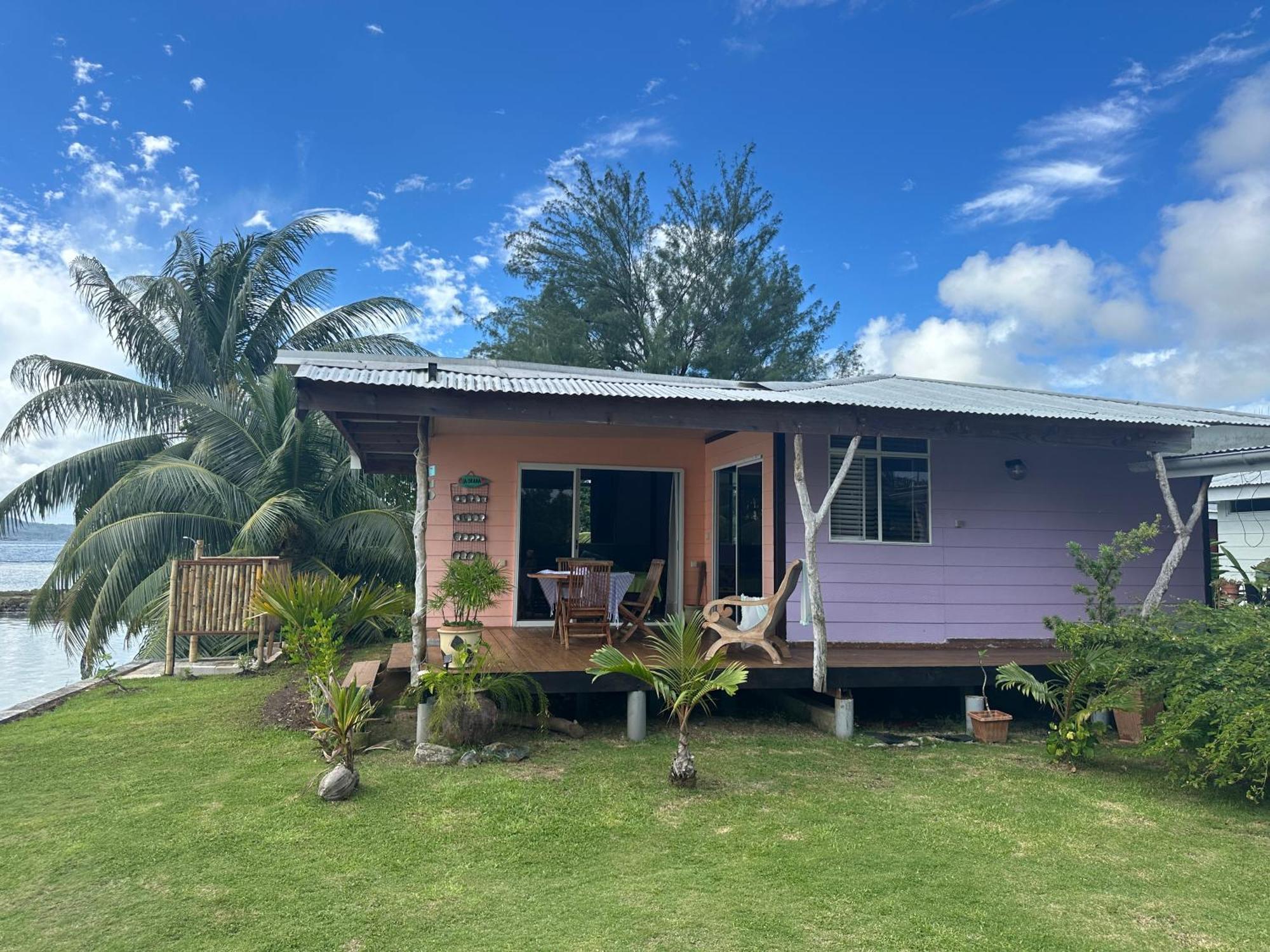 Bungalow Chez Josi, Bord De Mer Prive Tevaitoa Экстерьер фото